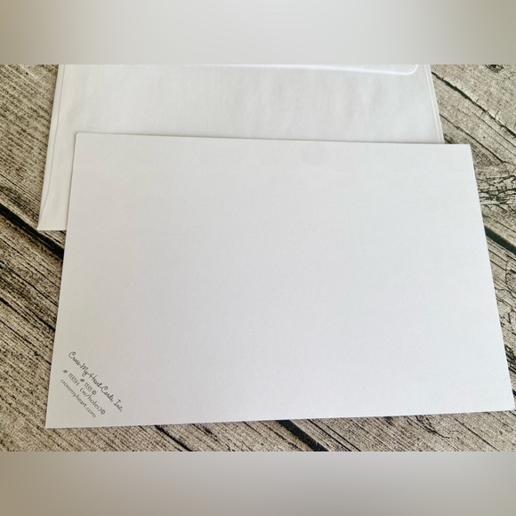 NEW. Pack of 10 large flat printable invitations/cards + 10 envelopes. - Picture 4 of 5